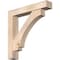 Ekena Millwork Imperial Block Smooth Bracket w/ Offset Brace, Douglas Fir, 7 1/2"W x 42"D x 42"H BKT0806X42X42IMP05SDF - alternate 1